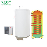Réservoir de stockage d'eau pour pompe à chaleur géothermique M&T 200 litres Réservoir sous pression