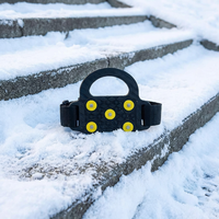YTD-035 Accessoires de sport d'hiver à fixation rapide, crampons antidérapants en TPE et acier inoxydable