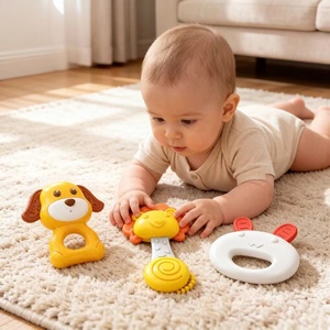Nuevo Set <span class=keywords><strong>de</strong></span> <span class=keywords><strong>Mordedores</strong></span> y Sonajeros <span class=keywords><strong>de</strong></span> Plástico Ecológico para Bebés 2026, Suaves, Aptos para <span class=keywords><strong>Congelador</strong></span>, Certificación EN71, No Tóxicos, Regalo para Bebés <span class=keywords><strong>de</strong></span> 0 a 24 Meses - Product Image 2