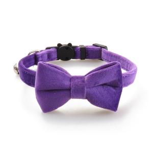 Accesorios de moda para mascotas Perro cachorro cuello corbata terciopelo Gato <span class=keywords><strong>collar</strong></span> con pajarita - Product Image 6