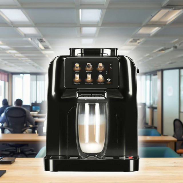 T1 Smart Design Milk Cappuccino Stainless Steel Commercial Robot Coffee Machine
