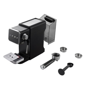 <span class=keywords><strong>Machine</strong></span> <span class=keywords><strong>à</strong></span> expresso semi-automatique <span class=keywords><strong>à</strong></span> écran tactile noir mat, 15 bars de pression, cafetière italienne avec indicateur de couleur, mousseur <span class=keywords><strong>à</strong></span> lait - Product Image 6