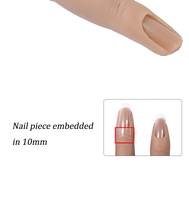 Entraînement des ongles mains réglables en Silicone, outil pour les ongles, entraînement artistique, réaliste