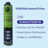 YI CHAO A33 750ml Mastic adhésif en mousse de polyuréthane PU monocomposant écologique pour la construction et le travail du bois