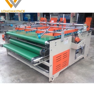 Hoàn Toàn Tự Động Phổ Bìa Cứng Flexo In Thư Mục Gluer Gấp Hộp Carton Máy Dán - Product Image 4