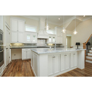 Alacena Moderna Blanca Personalizada para Alimentos, <span class=keywords><strong>Armario</strong></span> de Almacenamiento Alto de Madera, Mueble de Cocina para Uso Doméstico - Product Image 2