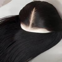 Perruque Lace Closure HD 5x5 Cheveux Humains Lisses 32 Pouces Densité 200 Pré-épilée Pré-coupée avec Cordon de Serrage pour Débutantes Cheveux de Bébé Prête à Porter