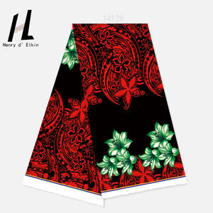 ผ้าโพลีเอสเตอร์ลายชนเผ่าโพลีนีเซียและอินเดีย - ผ้าทอสีสันสดใสสำหรับงานเทศกาล งานปาร์ตี้ และกิจกรรมทางวัฒนธรรม - Product Image 3