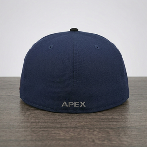 Gorra de béisbol de 5 paneles con visera plana de gamuza, bordado 3D de dos tonos, personalizada para exteriores, de fabricante de gorras. - Product Image 3