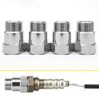 Adaptateur de capteur universel M18*1.5 longueur 32MM, capteur d'oxygène droit, embout de capteur d'oxygène