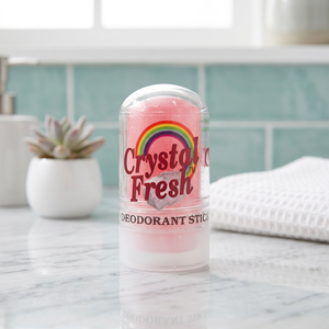 CRYSTAL FRESH Fragrance Eco Ingredients Liquid <b>Deodorant</b> <b>Stick</b> MANGOSTEEN 60 G. (RMTT-MS060) Unisex Pink Color - Product Image 2