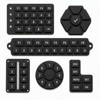 Clavier numérique personnalisé pour appareils industriels, clavier en silicone pour contrôle d'accès et sécurité, clavier à code