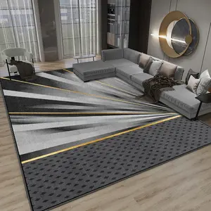 Prezzo di fabbrica molto bello, stampa rettangolare 100% poliestere colore personalizzato moderno e minimalista soggiorno area tappeto e tappeto karpet/