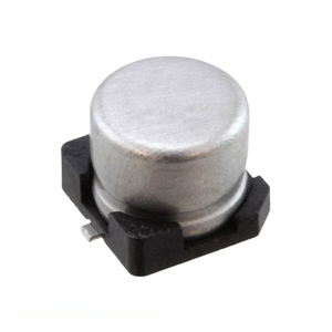 Condensador de Aluminio UZP1E3R3MCL1GB de 3.3uF 20% 25V SMD de Montaje Superficial - Product Image 1