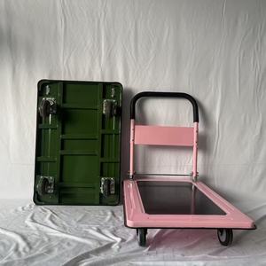 Heavy Duty 200kg Folding <b>Platform</b> Hand Truck Pull <b>Trolley</b> Cart Warehouse Foldable Hand Truck - Product Image 3