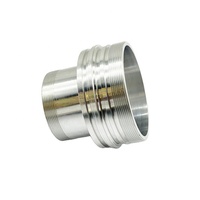 Pièces métalliques sur mesure en aluminium AL6061-T6 usinées CNC à haute brillance, finition miroir de précision, services d'usinage de composants tournés en aluminium