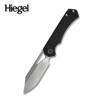 Couteau pliant en acier inoxydable avec manche G10, couteau tactique de survie pliable pour l'extérieur, outils de camping multifonctionnels, bricolage