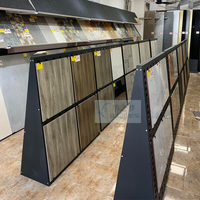 Présentoir mural en métal pour carreaux de céramique pour la présentation de carreaux Roue de support de panneau perforé en pierre pour carreaux de sol en marbre et granit
