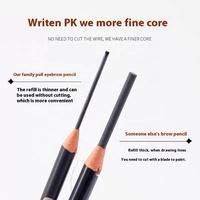 Pensil Alis Pmu Super Tipis 2MM dengan Ujung Runcing untuk Menciptakan Garis Alis yang Presisi