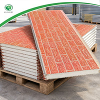 Panneau de revêtement mural sandwich sculpté, imperméable et ignifuge, avec isolation thermique pour la décoration extérieure moderne des maisons