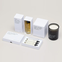 Boîte d'emballage personnalisée de luxe pour coffret cadeau de cosmétiques, parfums, bougies, échantillons de maquillage avec logo