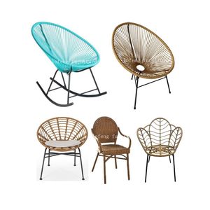 Chaises à <span class=keywords><strong>bascule</strong></span> modernes <span class=keywords><strong>Acapulco</strong></span> en corde pour l'extérieur, hamac, silla, <span class=keywords><strong>chaise</strong></span> à <span class=keywords><strong>bascule</strong></span> de jardin pas chère, <span class=keywords><strong>chaise</strong></span> en corde en plastique PE <span class=keywords><strong>Acapulco</strong></span> - Product Image 1