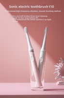 Cepillo de Dientes Eléctrico Portátil, Económico, Resistente al Agua, Recargable, con Cabezal de Cepillo Suave Reemplazable, para Blanqueamiento Dental