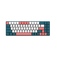 AIMAX Nouveau clavier mécanique ergonomique mini 68 touches Kailh, disposition US, USB 3.0, métal, rétroéclairage LED, sans fil, multicolore