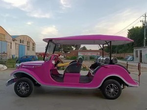 Carrito de golf de lujo Vintage 72v de calidad superior Turista 4 ruedas Carrito eléctrico clásico Vintage - Product Image 2