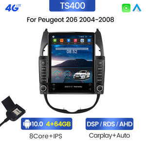 MEKEDE Android 11 IPS DSP 8+128GB Autoradio GPS per Peugeot <span class=keywords><strong>206</strong></span> 2001 - <span class=keywords><strong>2008</strong></span> ADAS DVR Car-play Elettronica Auto Navigazione - Product Image 5