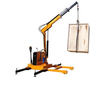 Grue mobile 1 tonne, palan 2 tonnes, grue hydraulique à bras articulé pour usage domestique, grue rotative à télécommande, grue de levage pour voiture - Product Image 5