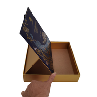 Boîte cadeau rigide en kraft recyclé haut de gamme, impression graphique estampée à chaud, échantillon gratuit pour crème cosmétique visage, Saint-Valentin