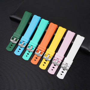 Correa de reloj de 12 colores, correas de reloj de pulsera de 20mm, correa de goma de TPU con extremo curvo para <span class=keywords><strong>Omega</strong></span> X Swatch <span class=keywords><strong>Moon</strong></span> <span class=keywords><strong>Watch</strong></span>, Correa Moonswatch - Product Image 5