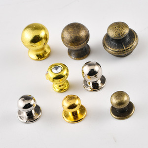 Chinese Style Zinc Alloy <b>Drawer</b> <b>Knobs</b> Round Furniture Handles Durable Plated Mini Accessories - Product Image 2