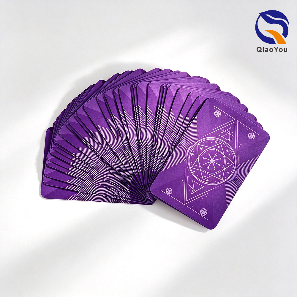 Wholesale Cardboard Paper Laser Printing Glossy Film Tarot Card Games Custom Printing