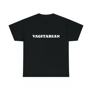 T-shirt Unisex Nera Vagitariana Girocollo a Maniche Corte per Adulti - Abbigliamento Promozionale - Product Image 2