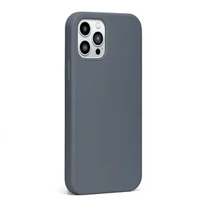 Wholesale Colorful Phone Mobile Silicone Case Cover Silicone Tpu Cell Phone Case Grey For Apple IPhone Case Silicone 14 Pro Max