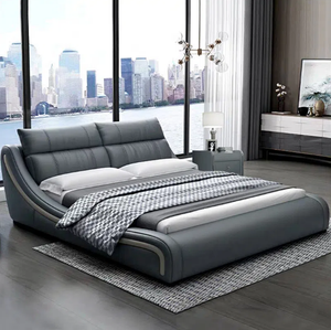 เตียงขนาดคิงไซส์สองชั้น<span class=keywords><strong>2022</strong></span>สไตล์ยุโรปนอร์ดิกดีไซน์ทันสมัยห้องนอนโรงแรมโครงเตียงไม้ - Product Image 1