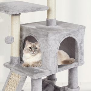 Modern Large <b>Cat</b> Toy Villa Classic Universal <b>Cat</b> <b>Scratching</b> <b>Post</b> Nest Hammock Claw Board Non-Solid Wood Climbing Frame Packaged - Product Image 4