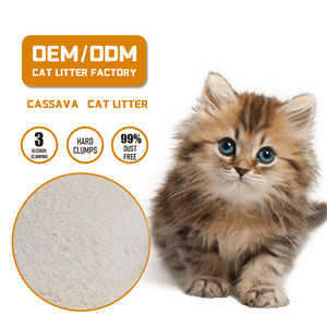 Arena para Gatos Orgánica de Yuca, a Base de Plantas, No Tóxica, Biodegradable, Ecológica, de Aglutinación Rápida, Extra - Product Image 1