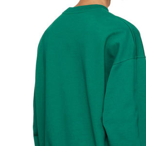 Sweat-shirt pour homme surdimensionné de couleur unie personnalisé en usine, style streetwear décontracté, lourd, délavé, épaules tombantes, sweat-shirt à capuche pour homme - Product Image 5