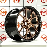 Jantes de voiture pour passagers Maxtera en fibre de carbone forgée personnalisée VMP-C 205 Style pour Porsche 911 Ferrari McLaren BMW G63 AMG