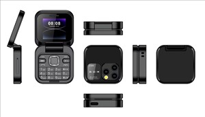 Teléfono Móvil I16 Pro Max con Doble SIM, Red 4G LTE, Radio FM, Vibración, Marcación Rápida, Pantalla de 1.77 Pulgadas, Diseño Plegable - Product Image 6