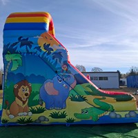 Toboggan gonflable écologique commercial avec PVC haute résistance pour les parcs à thème et les entreprises de location d'événements de carnaval