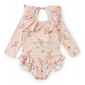 Traje de Baño de una Pieza para Niñas 2025, Bikini con Estampado Completo de Limón para Bebé<span class=keywords><strong>s</strong></span>, Traje de Baño Lindo - Product Image 2