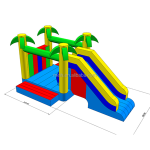 Videur sautant gonflable Offre Spéciale populaire <span class=keywords><strong>avec</strong></span> le château combiné de glissière pour des enfants - Product Image 1
