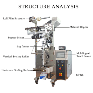 Pequeña máquina <span class=keywords><strong>de</strong></span> envasado <span class=keywords><strong>de</strong></span> polvo <span class=keywords><strong>de</strong></span> bolsita vertical, máquina <span class=keywords><strong>de</strong></span> envasado <span class=keywords><strong>de</strong></span> café <span class=keywords><strong>coca</strong></span> en polvo - Product Image 2
