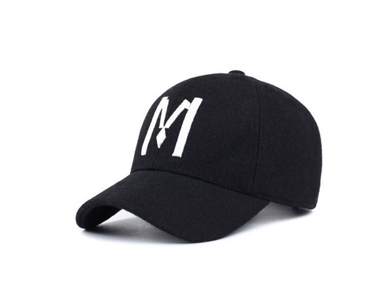 6 panels cap golf men's embroidery baseball hats and cap with metal buckle.