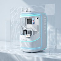Máquina de Helados de Doble Función, Máquina para Hacer Helados Suaves, Máquina Expendedora de Helados Suaves, Máquina Expendedora de Snacks, Máquina Expendedora de Animales