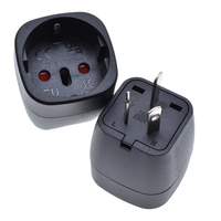 Adaptateur de voyage en cuivre Schuko européen (Allemagne, France) vers Chine, Argentine, EU-16
